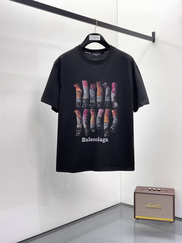 Balenciaga 2025 new summer short-sleeved T-shirt, the first exclusive online rel