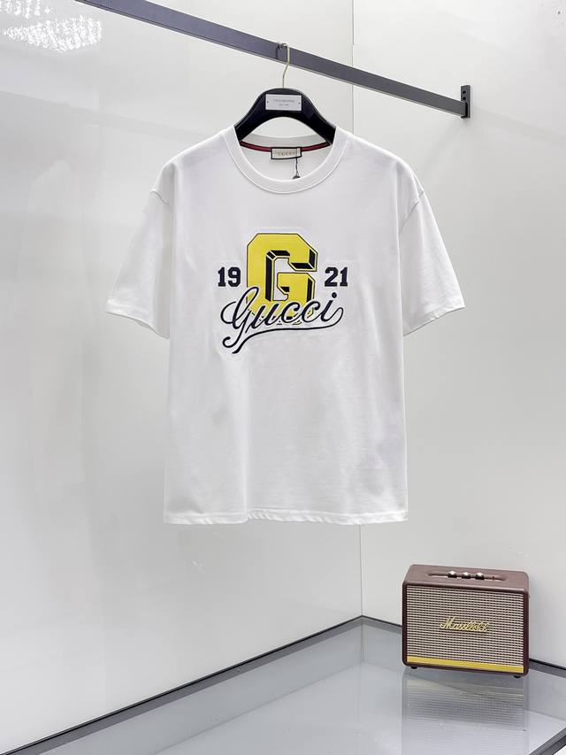 Gucci 2025 summer new short-sleeved T-shirt, the first exclusive online release