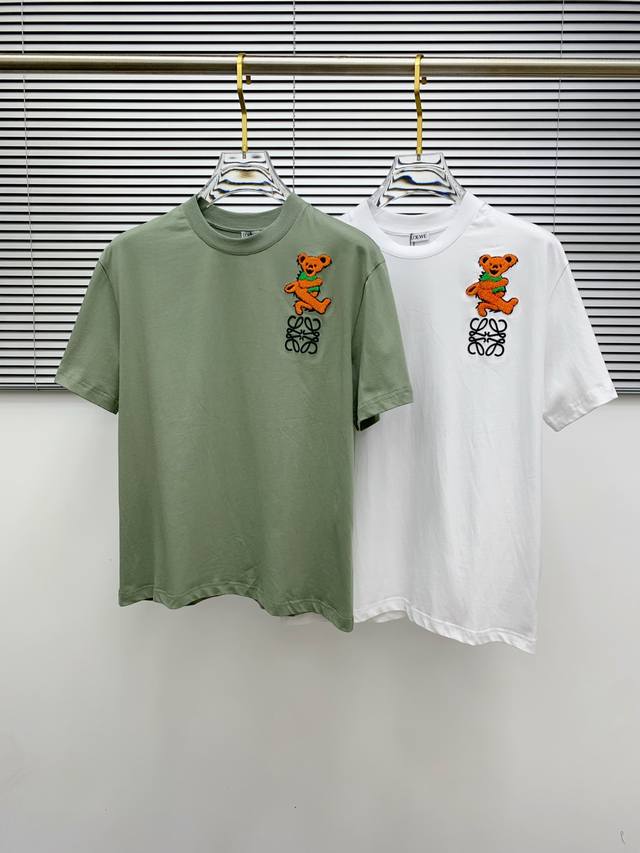 Loewe 2025 Spring/Summer new unisex short-sleeved T-shirts, the latest model is