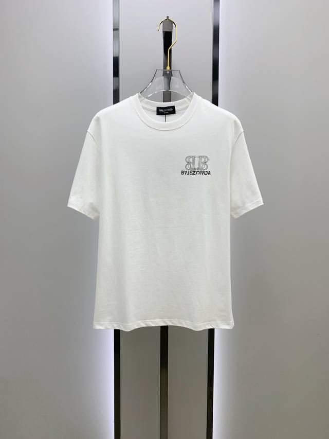 Ss Balenciaga pure cotton latest fabric classic logo pattern fashionable and sim