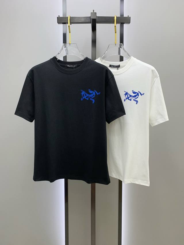 Ss Arc'teryx's latest pure cotton fabric, classic logo pattern, fashionable and