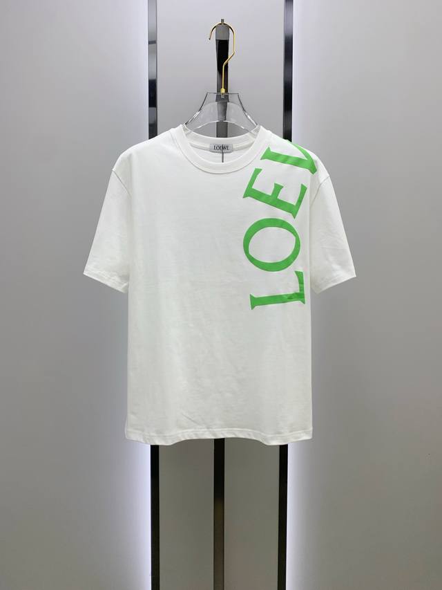 Ss Loewe's latest pure cotton fabric, classic logo pattern, fashionable and simp