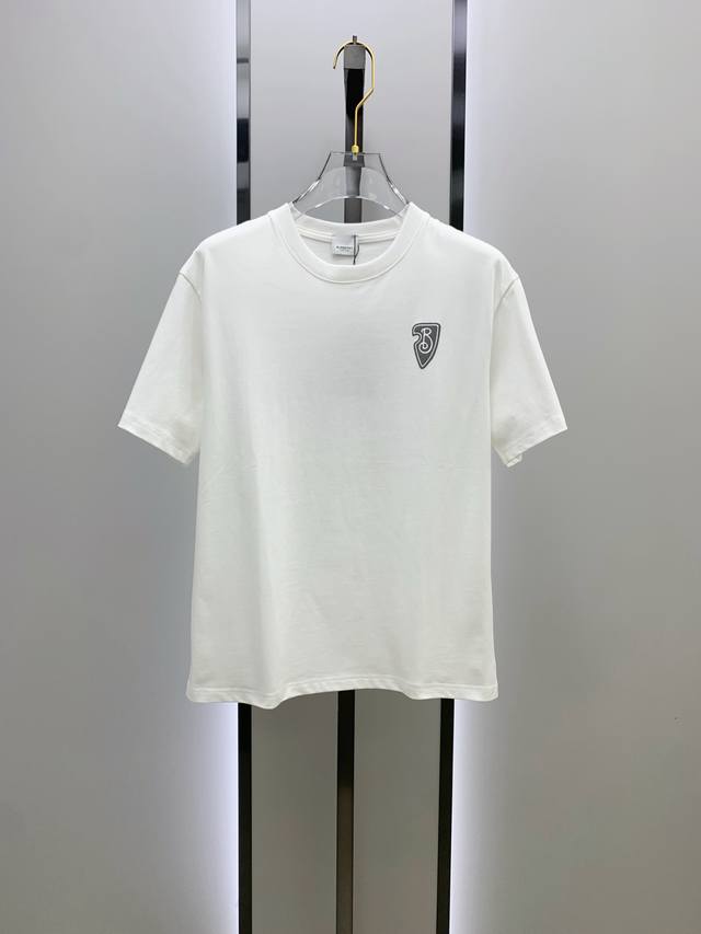 Ss Burberry pure cotton latest fabric classic logo pattern Logo fashionable and