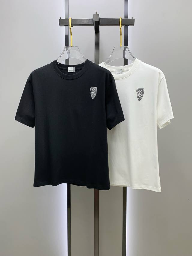 Ss Burberry pure cotton latest fabric classic logo pattern Logo fashionable and