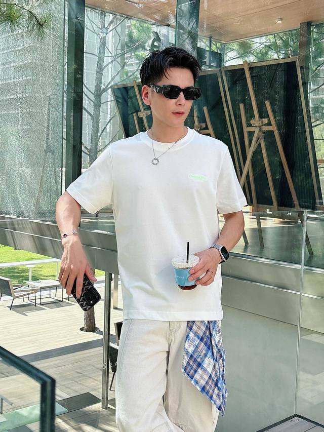 Dior summer new product, simple and generous embroidery craftsmanship, high stan