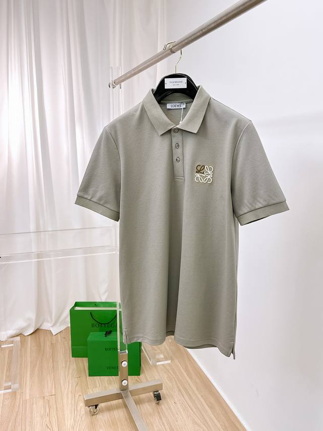 Loewe 2025 Spring/Summer new men's short-sleeved Polo shirt, the brand's latest