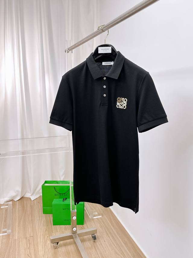Loewe 2025 Spring/Summer new men's short-sleeved Polo shirt, the brand's latest