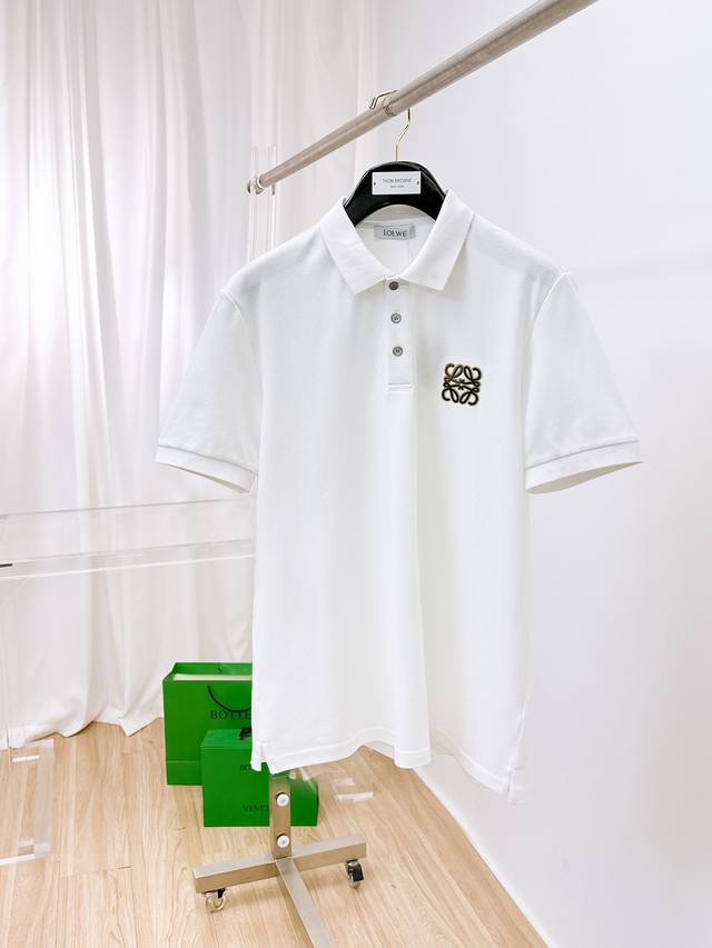 Loewe 2025 Spring/Summer new men's short-sleeved Polo shirt, the brand's latest