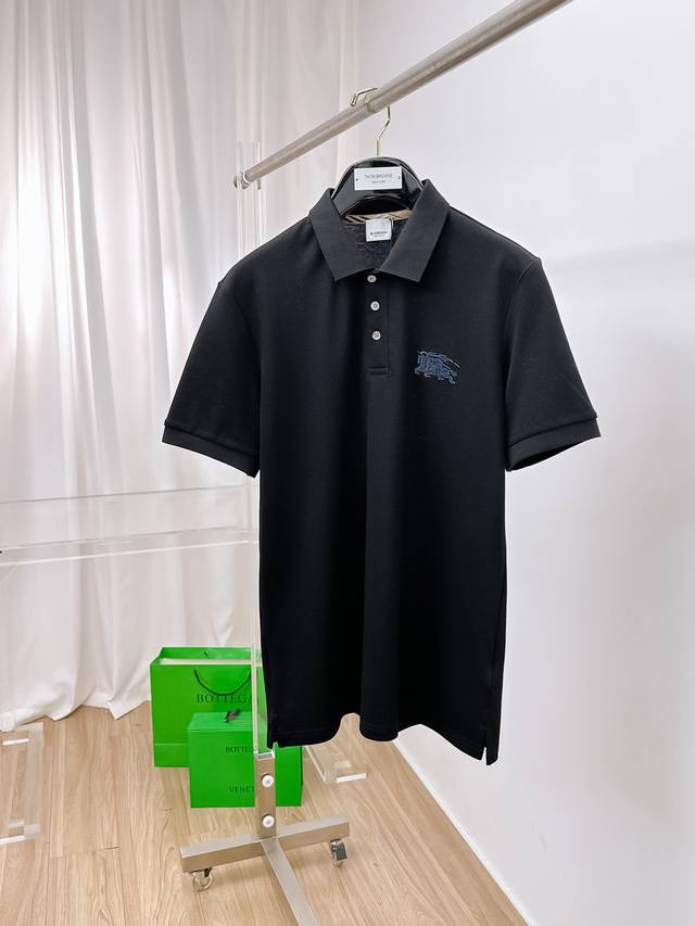 BURBERRY 2025 Spring/Summer new men's short-sleeved Polo shirt, the brand's late
