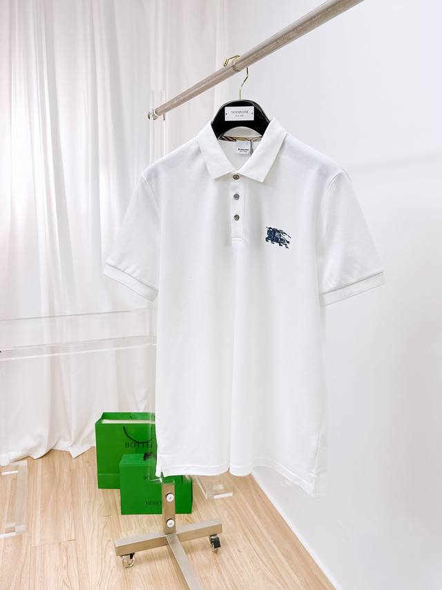 BURBERRY 2025 Spring/Summer new men's short-sleeved Polo shirt, the brand's late