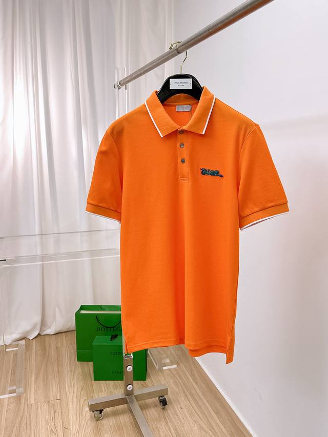 Dior 2025 Spring and Summer new men's short-sleeved Polo shirt, the brand's late