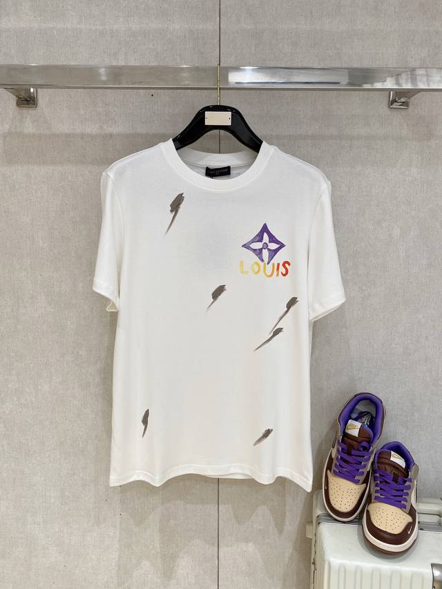 Louis Vuitton Louis Vuitton exclusive new original men's casual short-sleeved hi