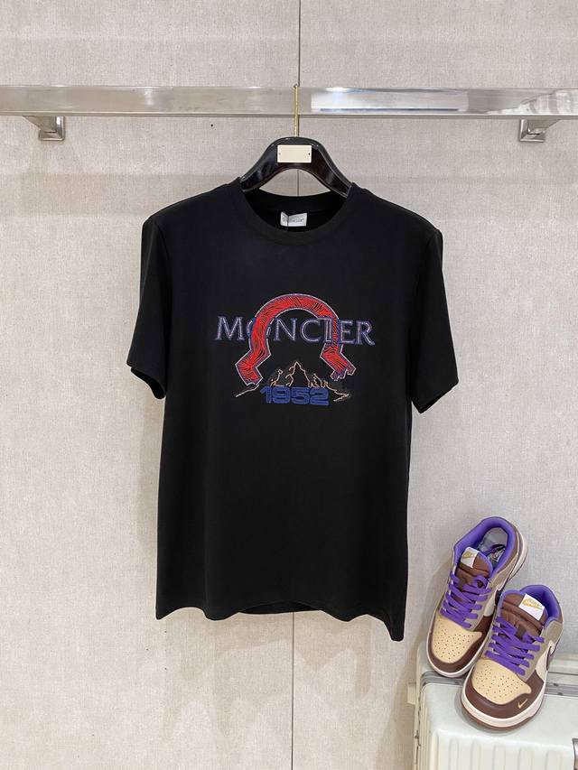 Moncler Exclusive supply of new original men's casual short-sleeved high-end cus