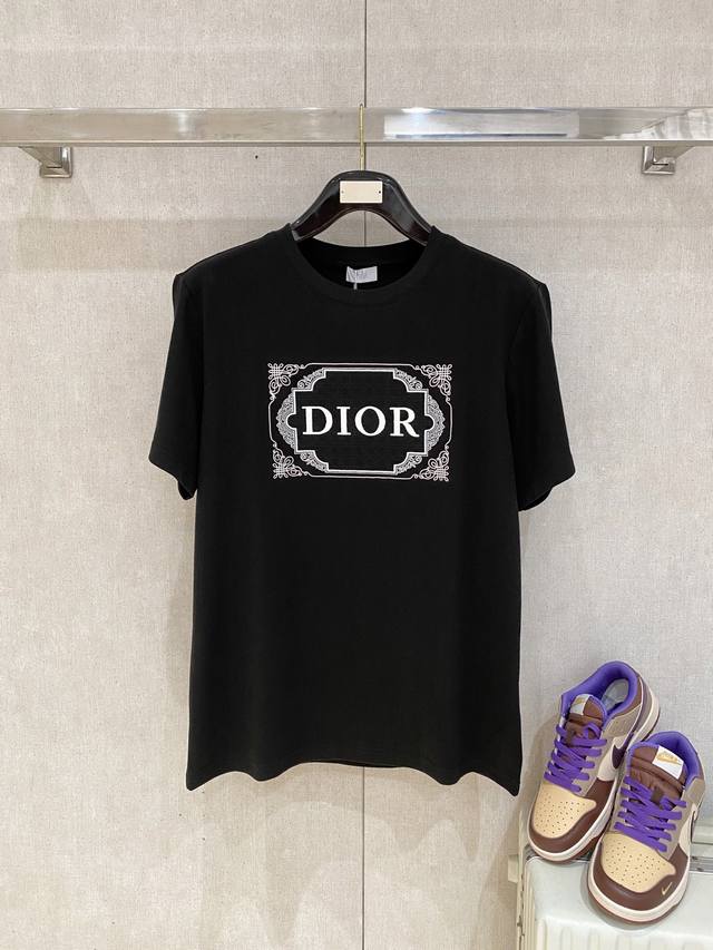 Dior Dior exclusive new original men's casual short-sleeved high-end customizati