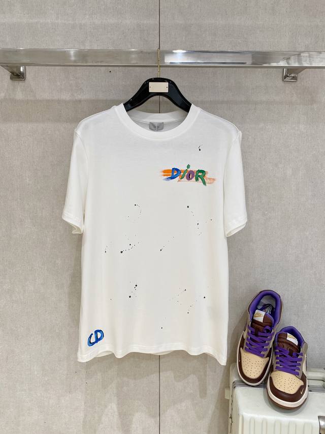 Dior Dior exclusive new original men's casual short-sleeved high-end customizati