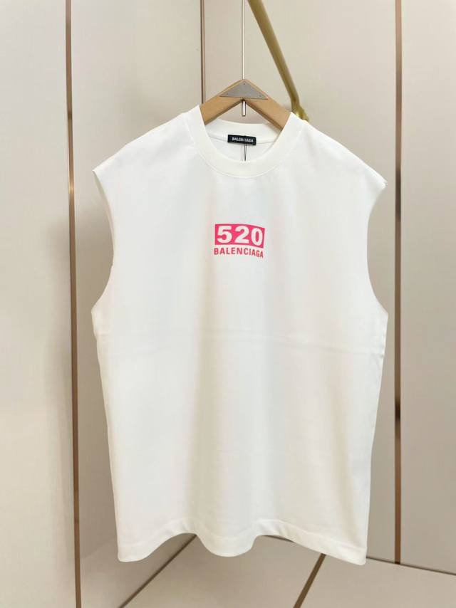Balenciaga 2025 new couple vest Valentine's Day limited edition Simple design ma