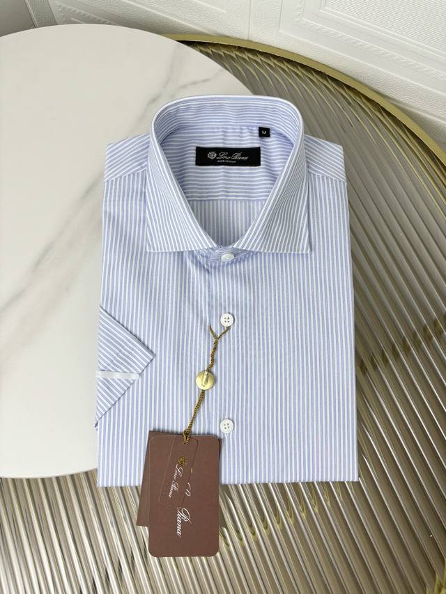 Lp Men's business casual cotton short-sleeved shirt, channel goods from trading
