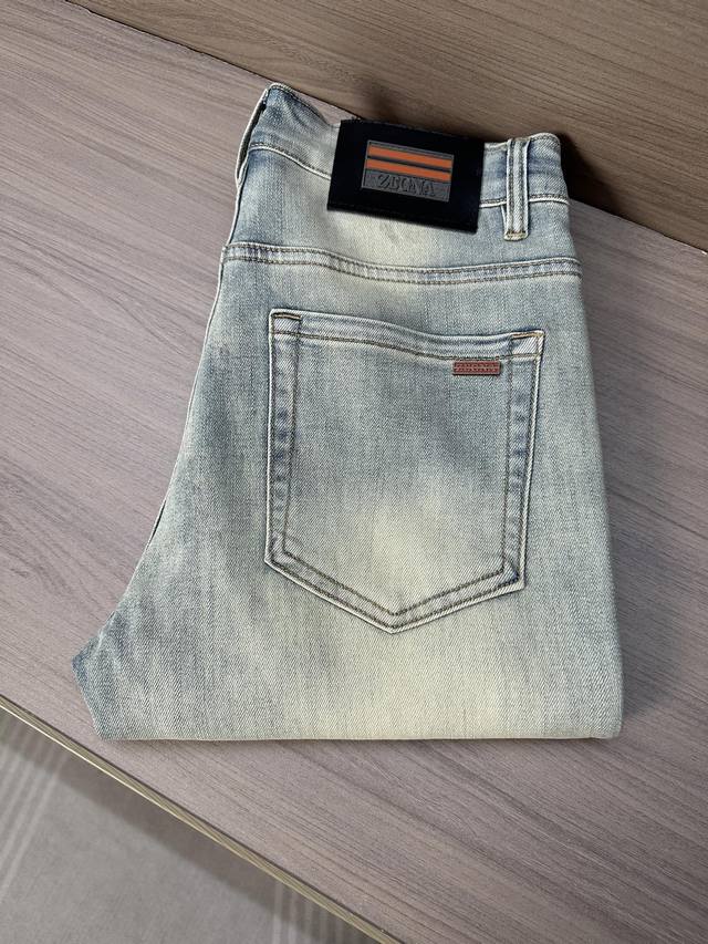 Zz Zegna 25Ss new summer jeans, super soft and comfortable fabric, small straigh