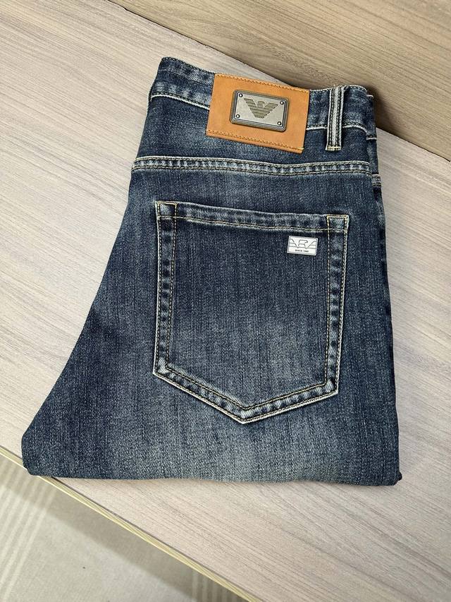 Ea Armani 25Ss new summer jeans, super soft and comfortable fabric, small straig