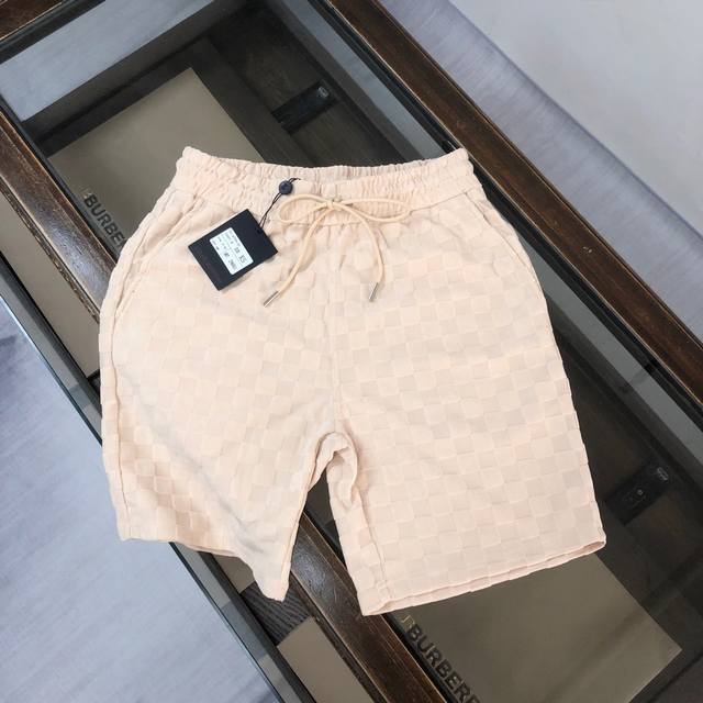 Clouis Vuitton Lv 25Ss counter same style terry shorts ~ couple style ~ made of