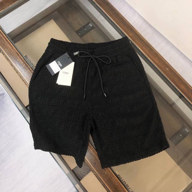 Cfendi Fendi 25Ss counter same style terry shorts ~ couple style ~ carefully mad