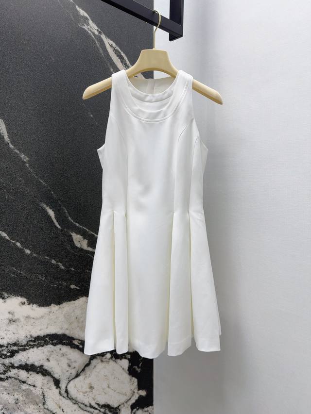 Bal 25Ss New spring and summer fake two-piece sleeveless vest dress is simple an