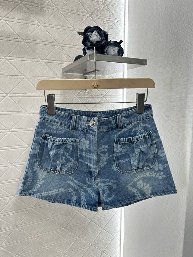 Chane*2025 New arrivals Laser denim shorts Customized Yb twill cotton denim mate