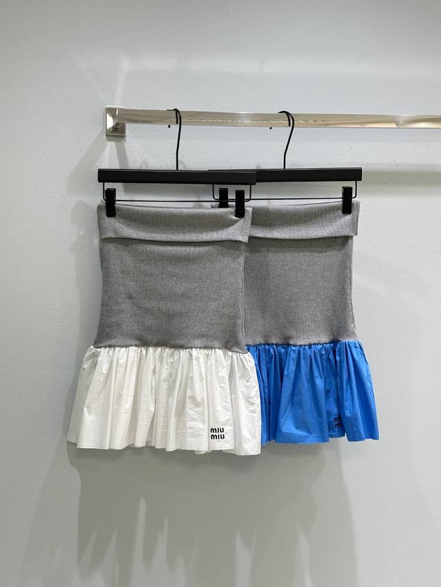 25Ss Spring and Summer new styles! Tube top dress, knitted tube top with elastic