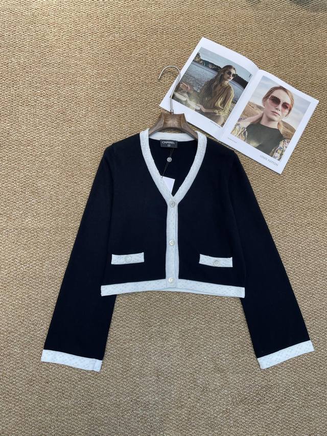 Chanel new cardigan, windproof and wrinkle-resistant fabric, crisp style instant