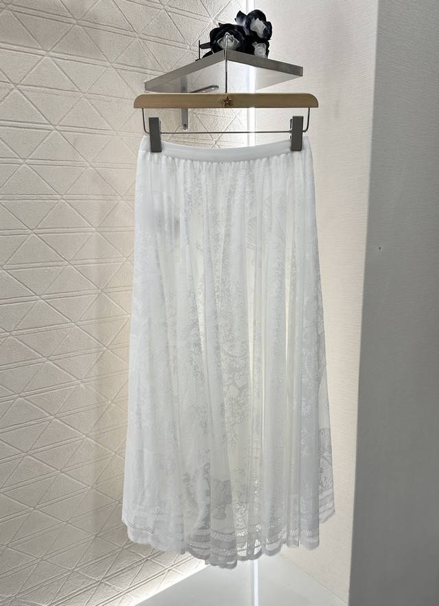 Dio*2025 New arrivals High waist double layer long gauze skirt Customized Yb imp