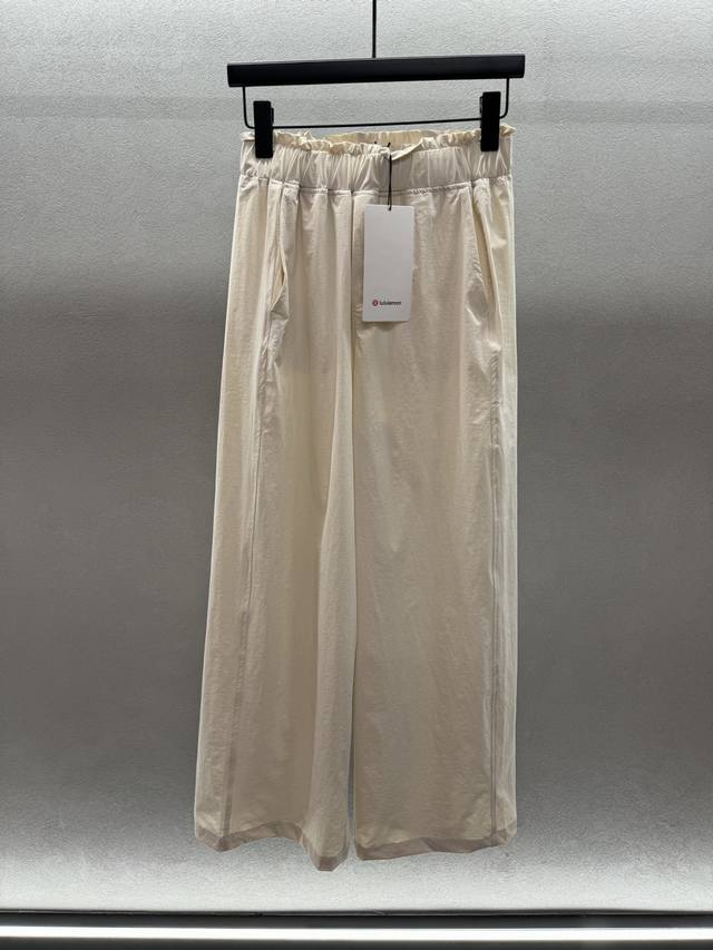 2660 Spring And Summer DDD! Lul*U, elastic waist quick-drying pants, straight ve
