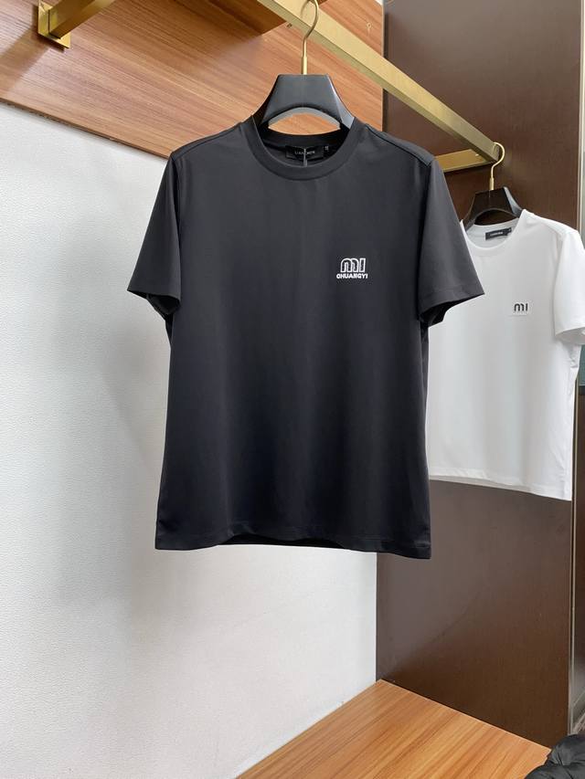 Miu Miu 2025 Spring and Summer New Release Counter Latest Round Neck Short Sleev