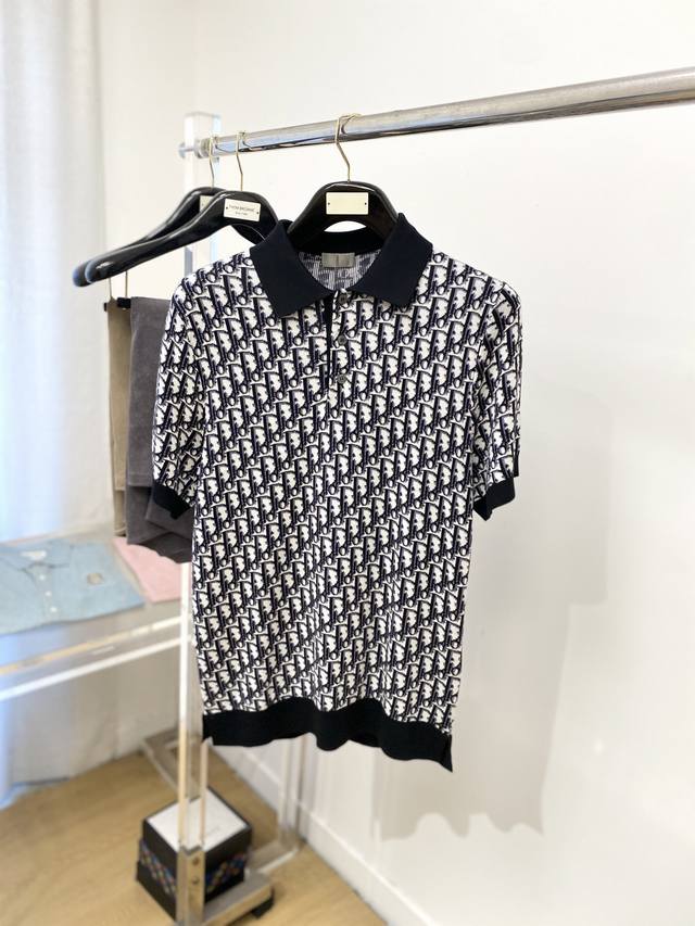 Dior, 2025 new wool short sleeves have a delicate and soft touch, can directly c