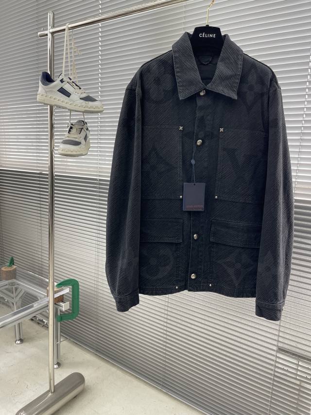 Donkey brand dark pattern burnt denim jacket was originally purchased for 18,70