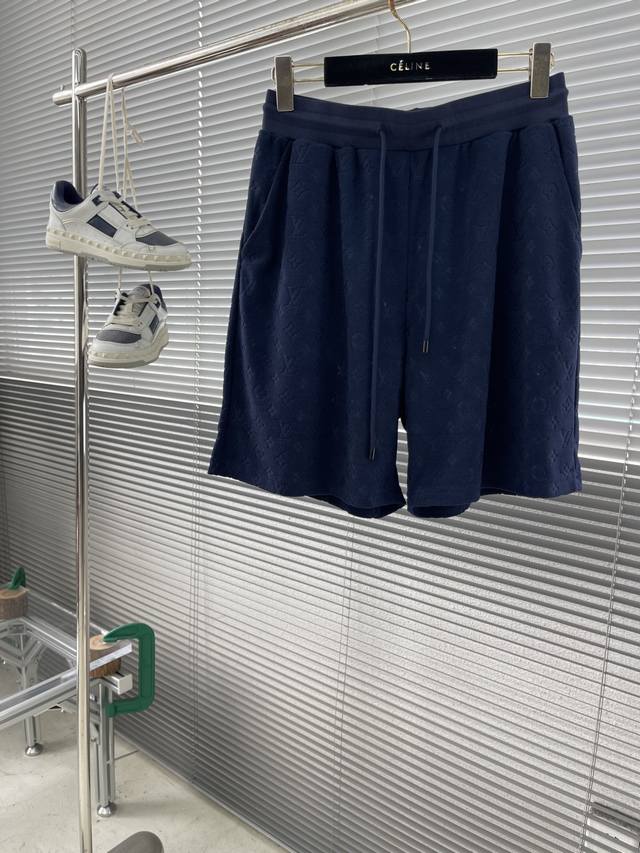 Shorts and Tops - Donkey Men's Casual Pants Blue Cotton Terry Jacquard Woven Ca