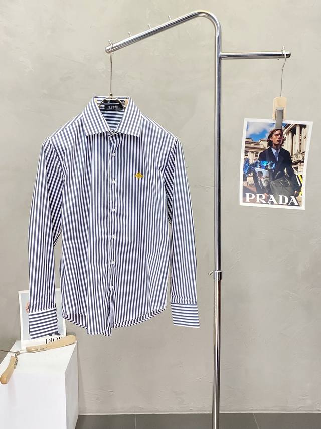 Gucci Exclusive new men's casual long-sleeved shirt High-end customization High-