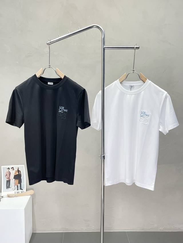 Loewe exclusive new men's casual short-sleeved high-end customization high-end v