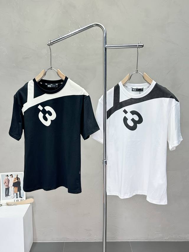 Y-3 Exclusively supplied by Yohji Yamamoto, new original men's casual short-slee