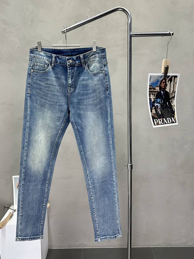 Burberry & Armani exclusive new casual jeans high-end version counter custom fab