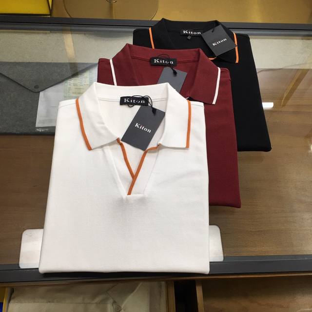 New Polo Kiton... 25 Spring and Summer New Fashion Polo Lapel Short Sleeves Hig