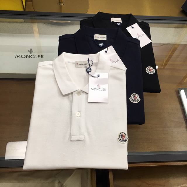 New Polo Moncle... 25 Spring and Summer New Fashion Polo Lapel Short Sleeves Hi