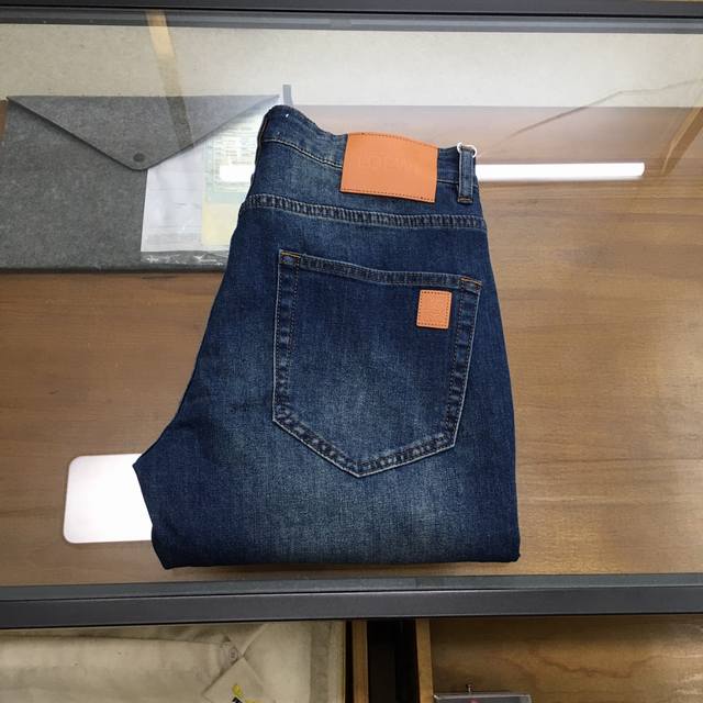 New Denim Loew... 2025Ss latest men's denim trousers, fine spinning custom-made