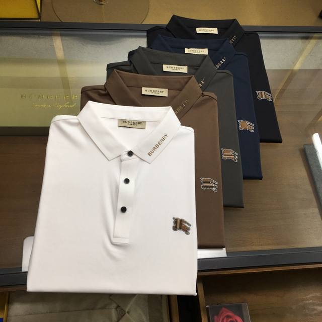 New Burber...Y High-end Polo 2025Ss Spring and Summer New Go Fashion Casual Lap