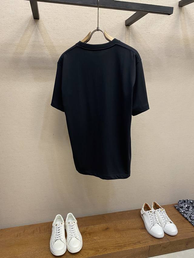 Loewe, 2025Fw Lightweight cotton T-shirt with blended yarn L*Ewe embroidery on t