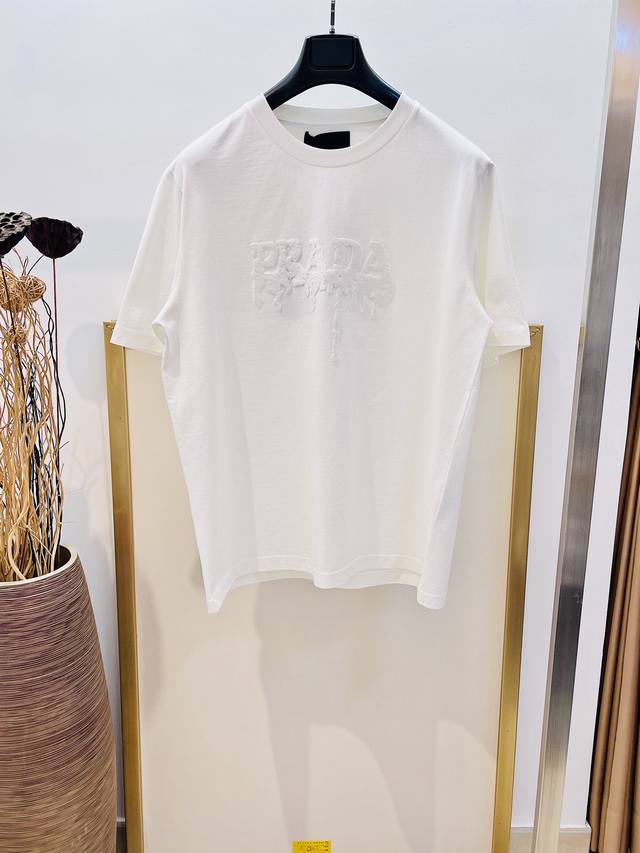 Size: SML Xl Black, white and gray, unisex style Pr*Da 3D embossed embroidered c
