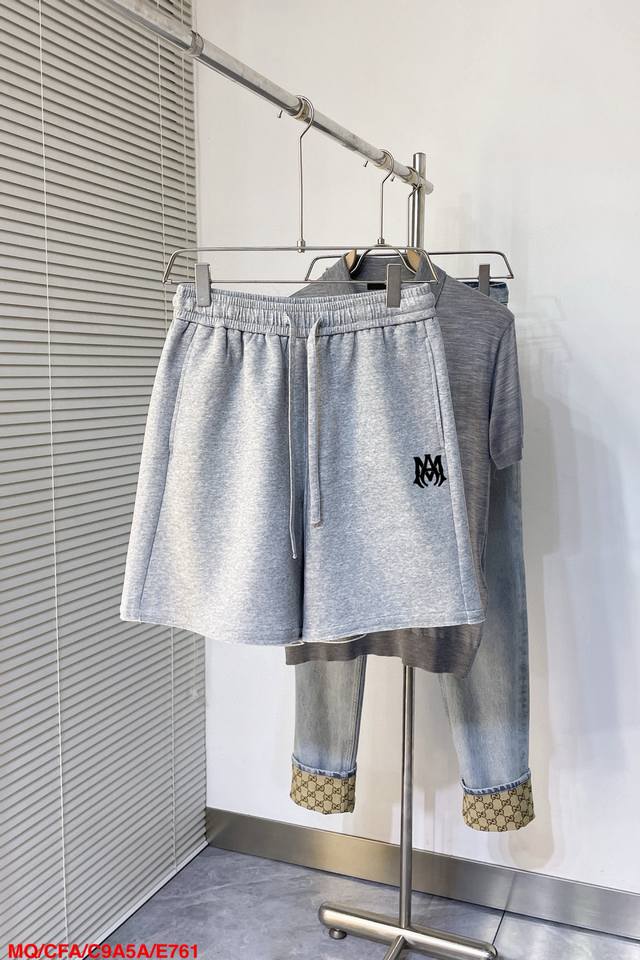 E761 Mq McQueen 2025 summer new men's casual shorts, high-end custom fabrics, br