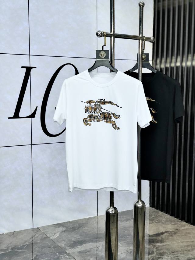 BURBERRY. Wearing 220 pounds. 2025 Spring and Summer New Fashion Round Neck Shor