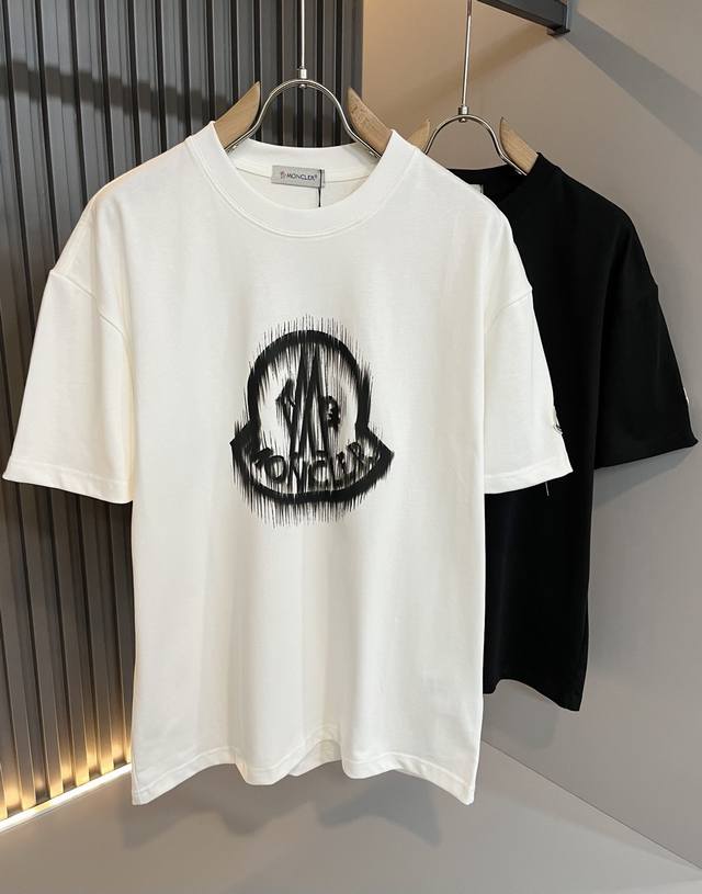 Moncler2025 spring and summer new original men's round neck short-sleeved T-shir