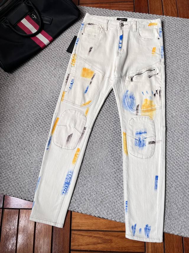 Fansi''2025 new men's jeans have good elasticity. Exclusively sold on the offici