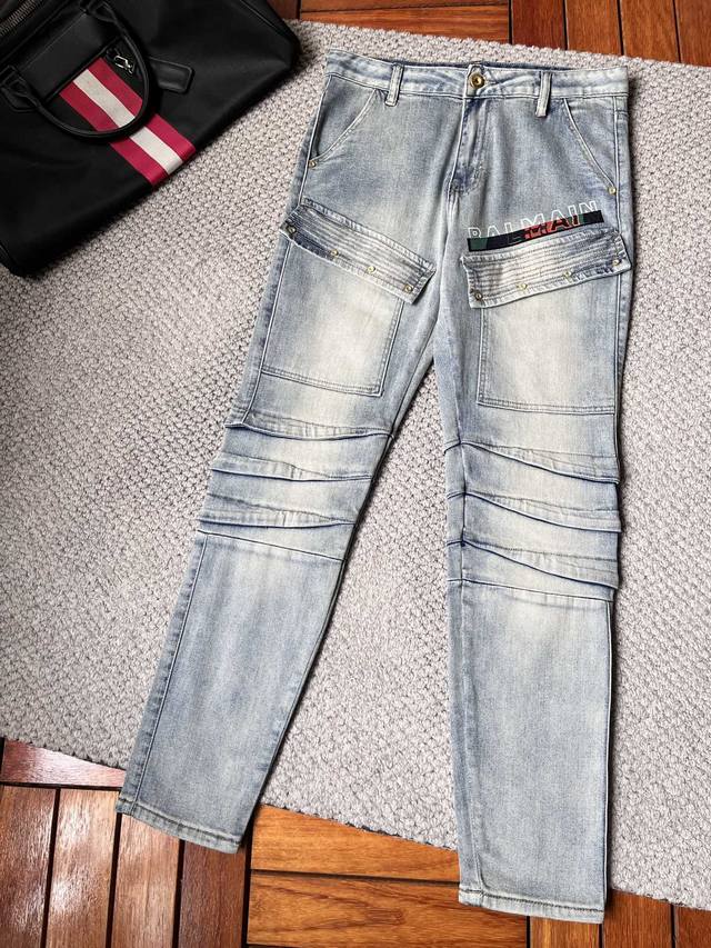 Bali''2025 new men's jeans with good elasticity. Exclusively sold on the officia